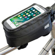 NC-17 Connect Smartphone Tas XL voor bovenbuis, klittenbandsluiting zwart uni