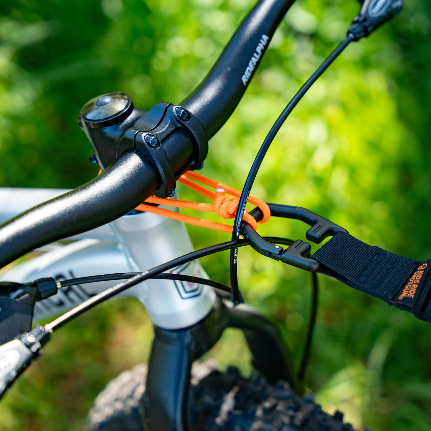 Kids Ride Shotgun Quick Fit MTB Sleepkabel 1.7 - 3.3m black