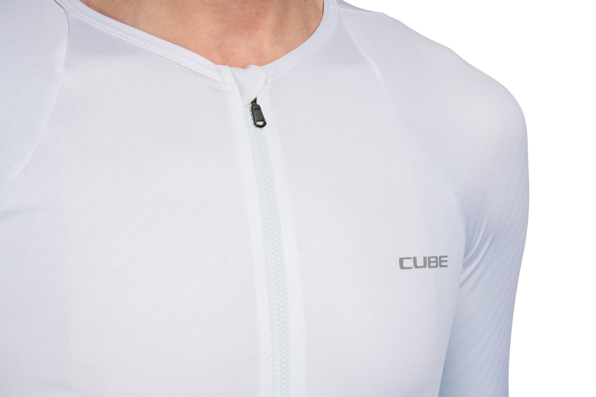 Cube ROAD/XC UV-beschermend shirt lange mouw turquoise