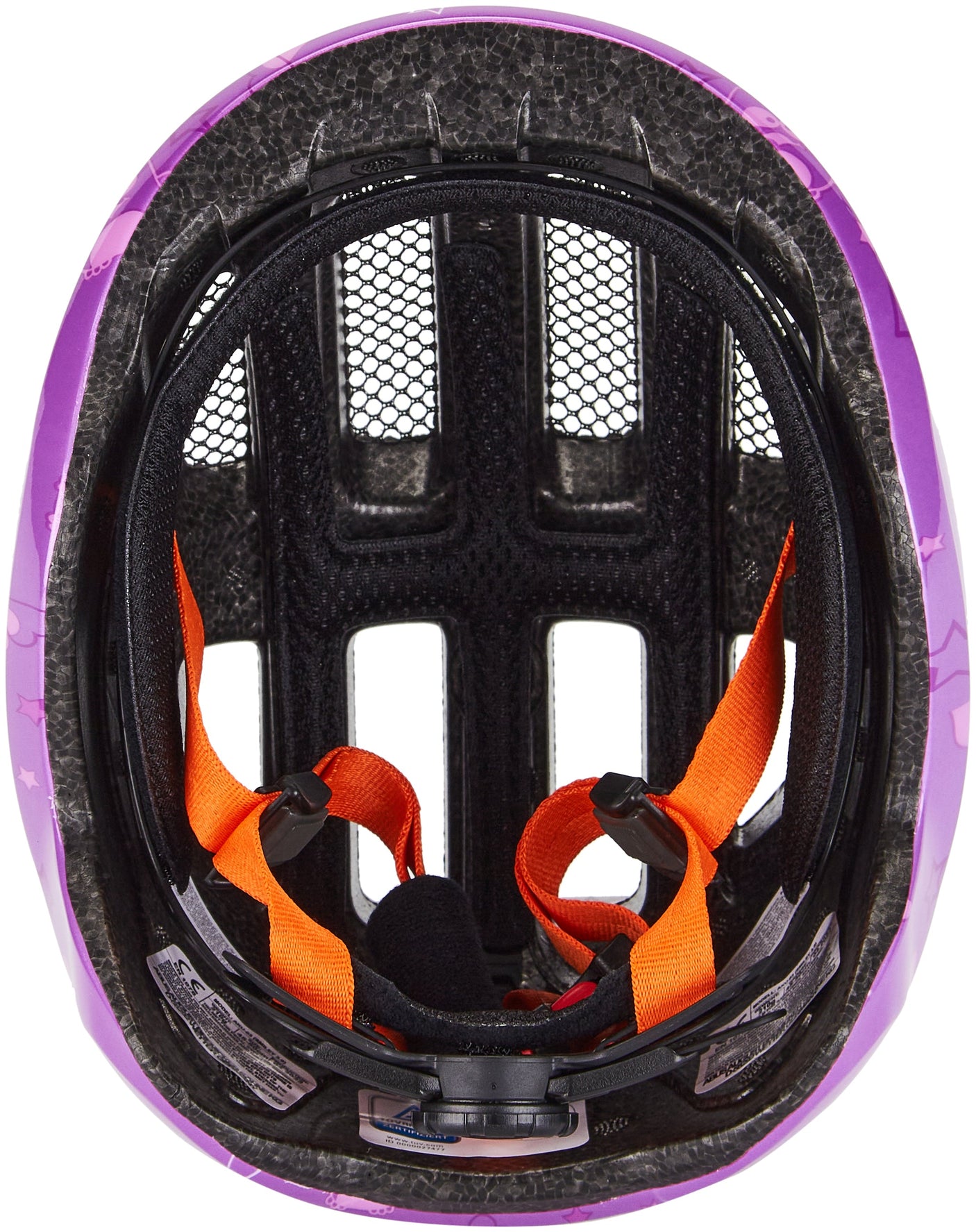 ABUS Smiley 3.0 Helm Kids paars ster