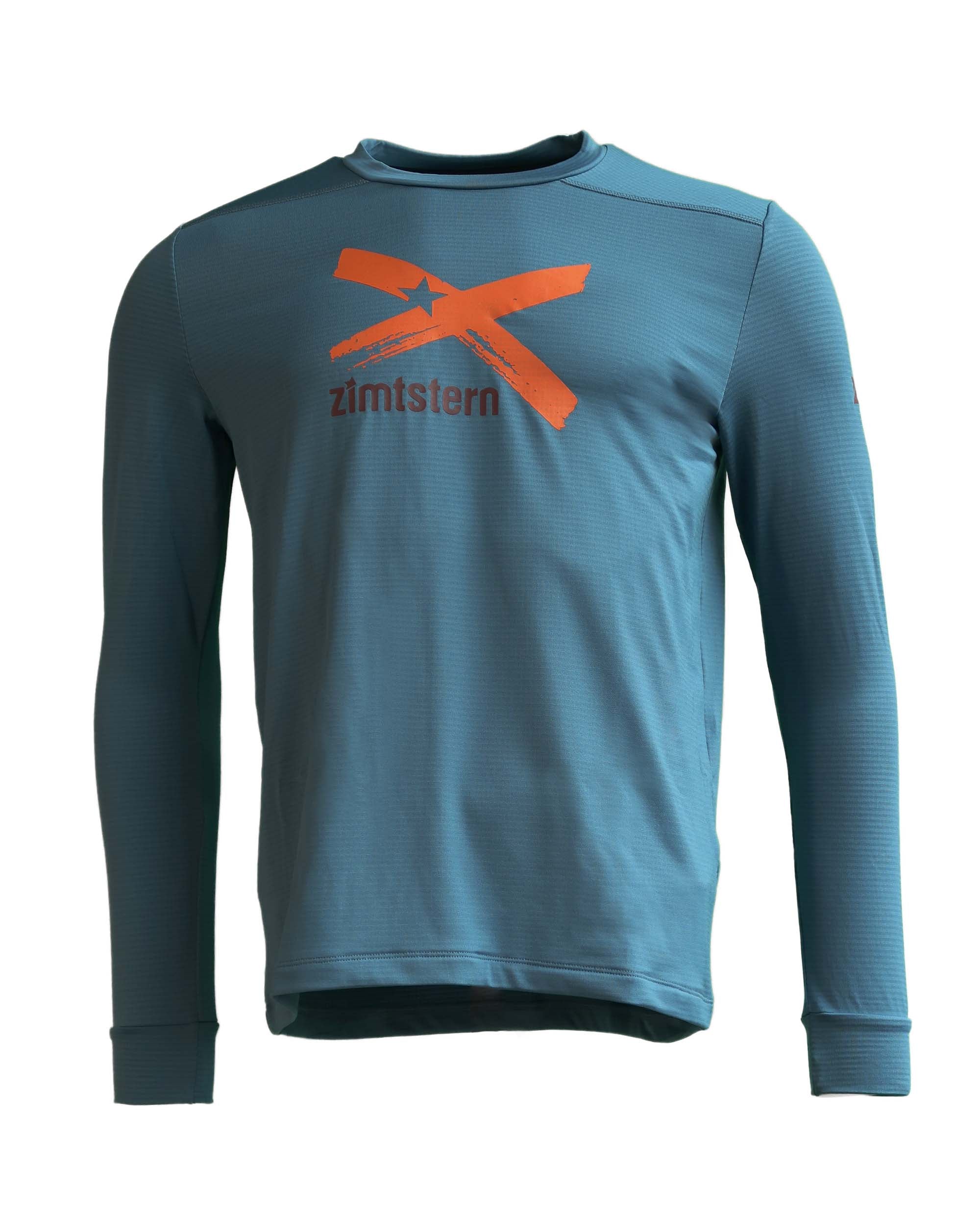 Zimtstern Crewz Shirt LS Heren Blue Steel