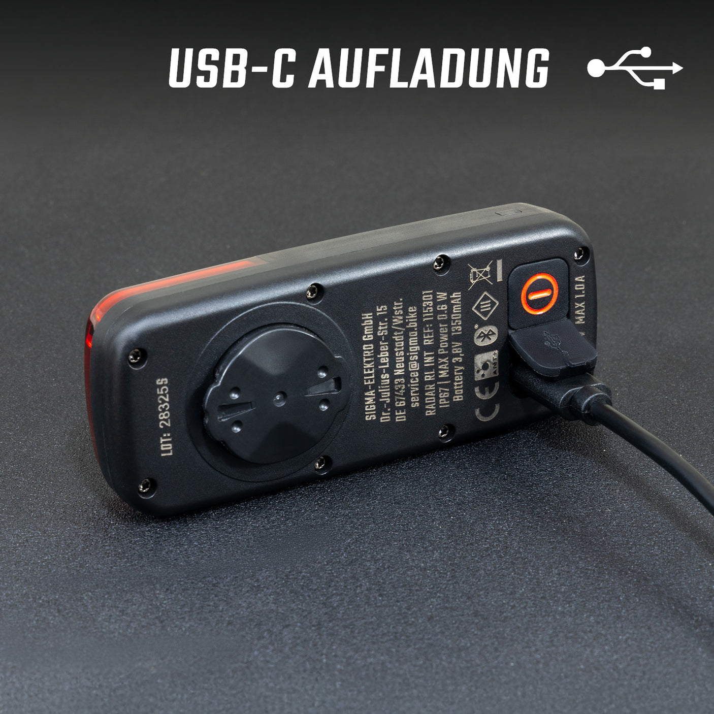 Sigma RECO 80 Link Radar met StVZO achterlicht