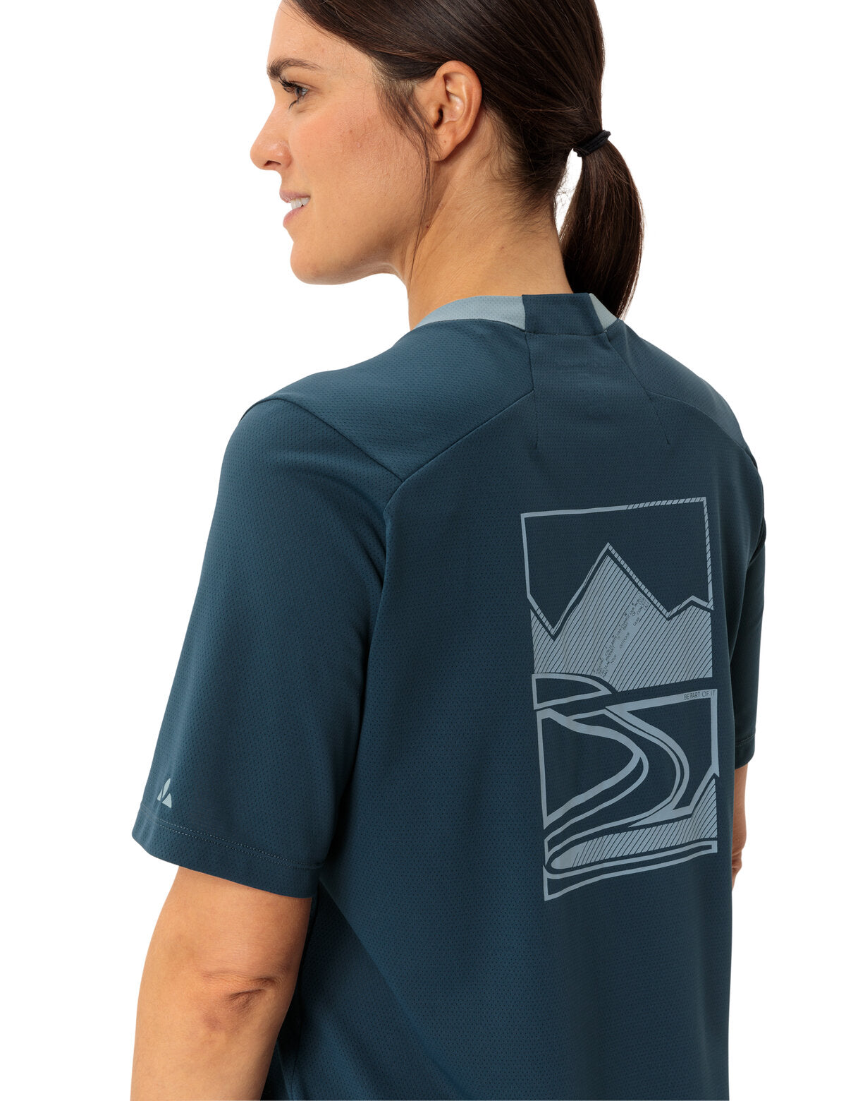 VAUDE Loamer Shirt Dames blauw