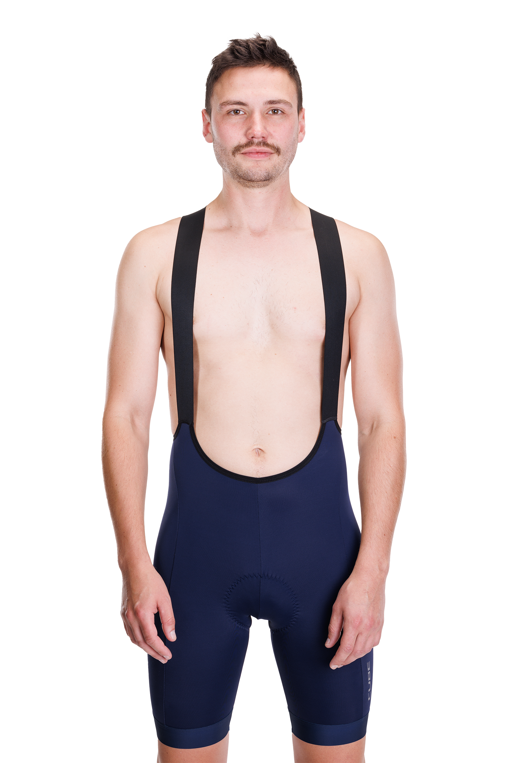 CUBE BLACKLINE korte dragerbroek heren donkerblauw