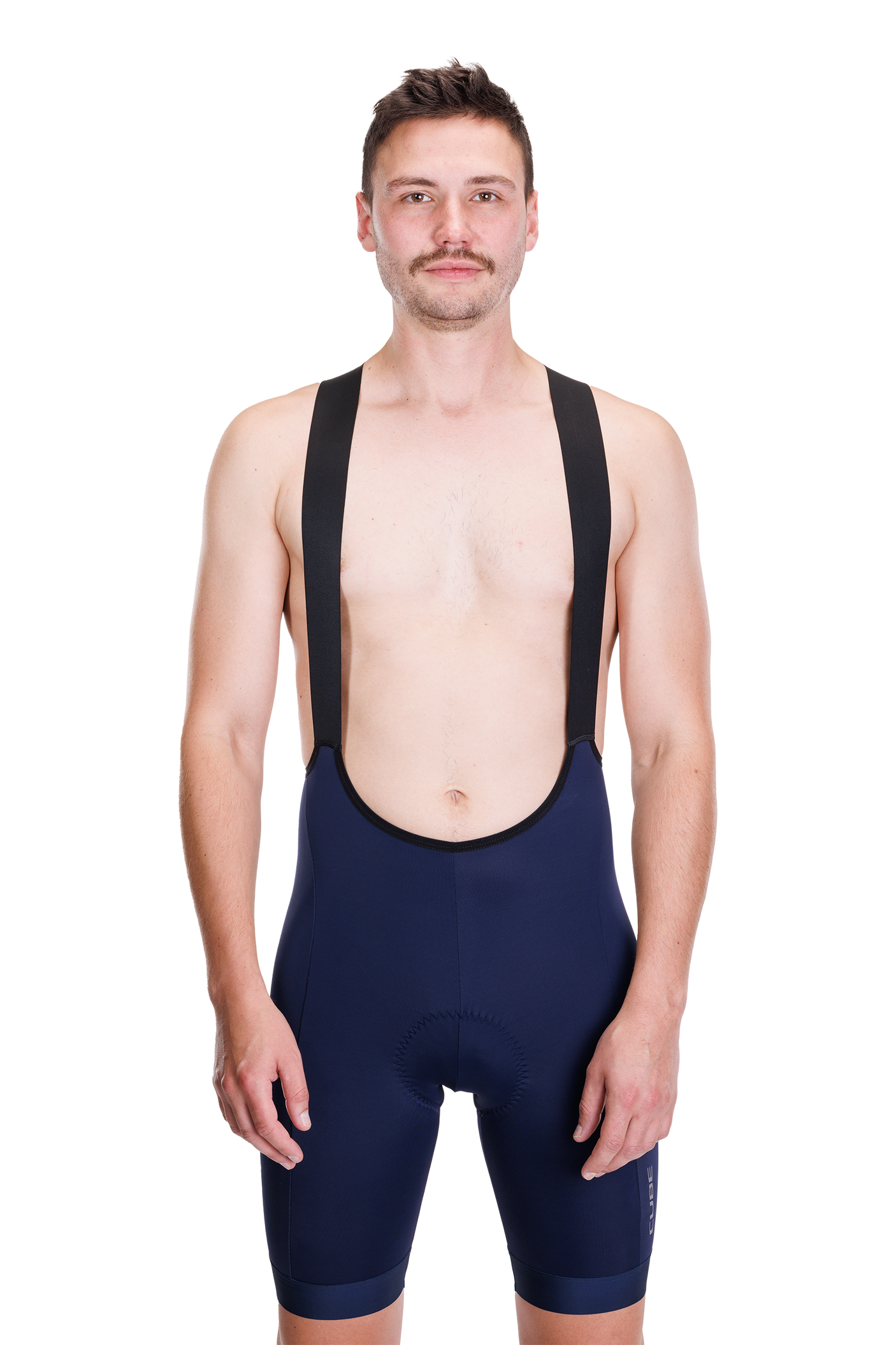 CUBE BLACKLINE korte dragerbroek heren donkerblauw