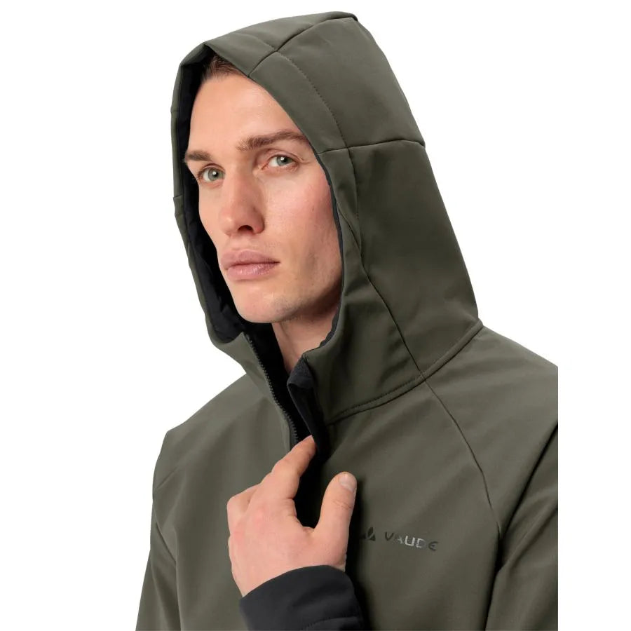 VAUDE Heren Qimsa Softshell Jas kaki