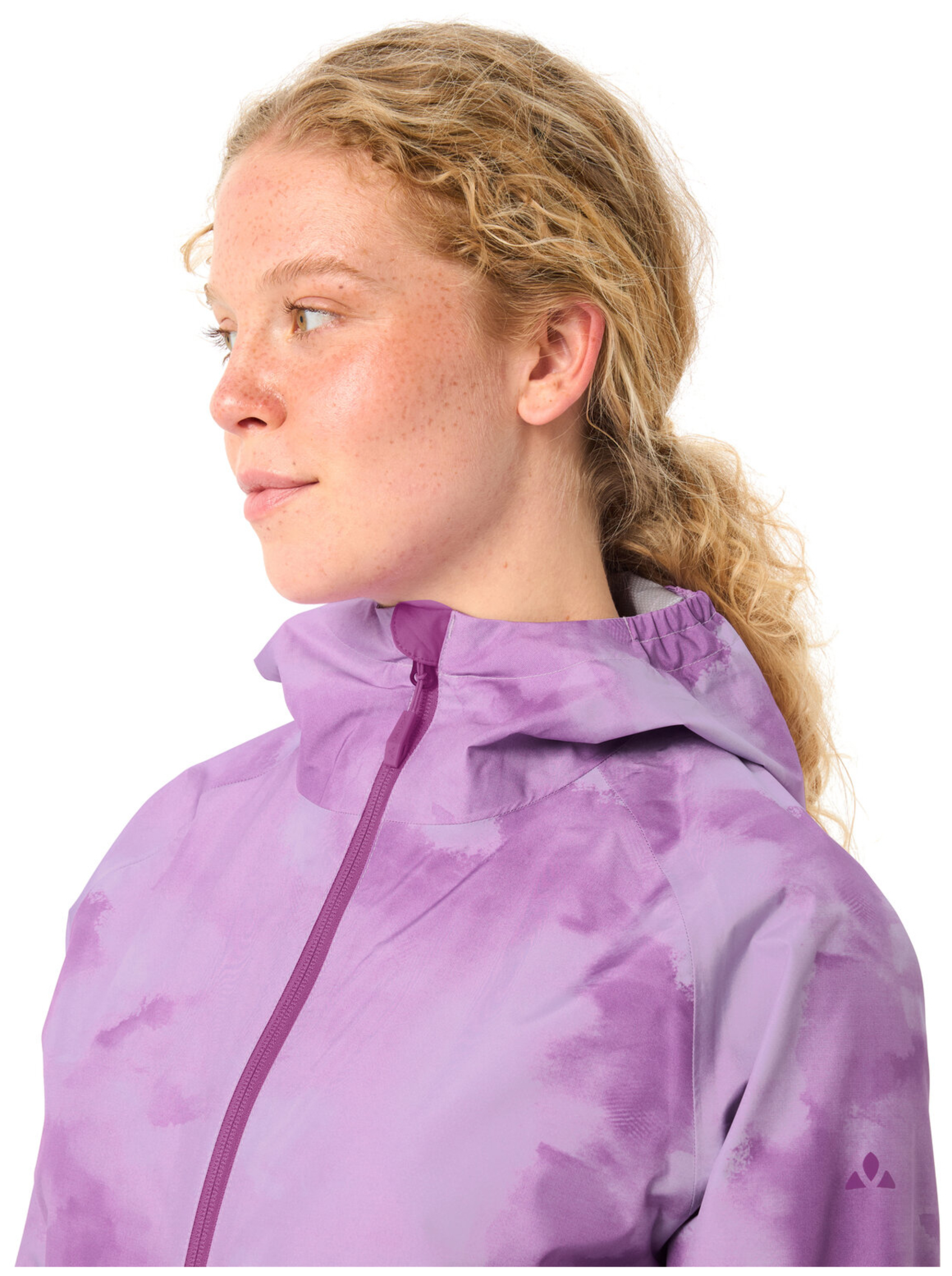VAUDE Dames Loamer Regenjas framboos