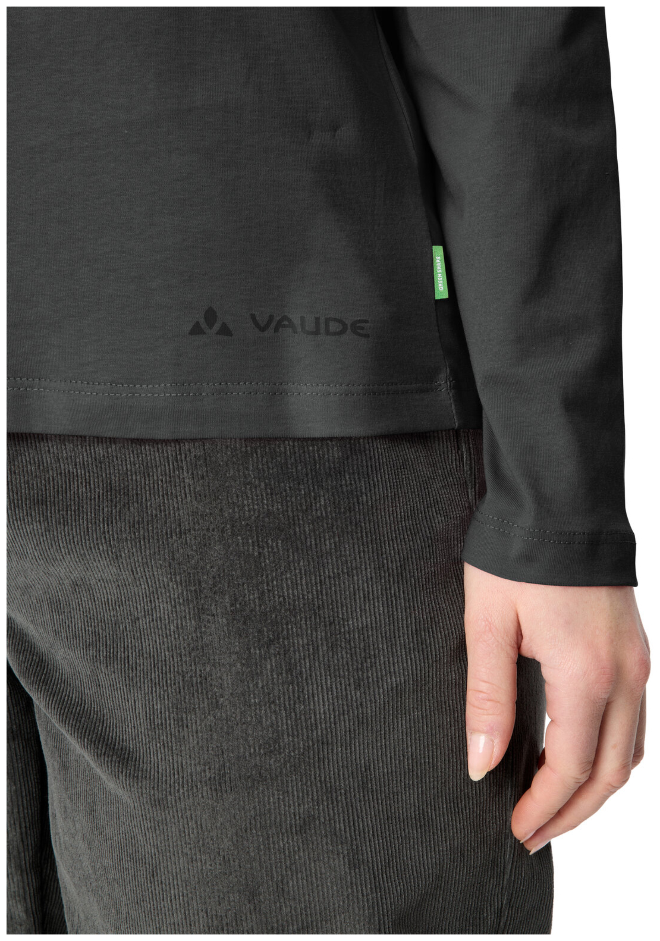VAUDE Dames Fietser LS T-shirt grafiet