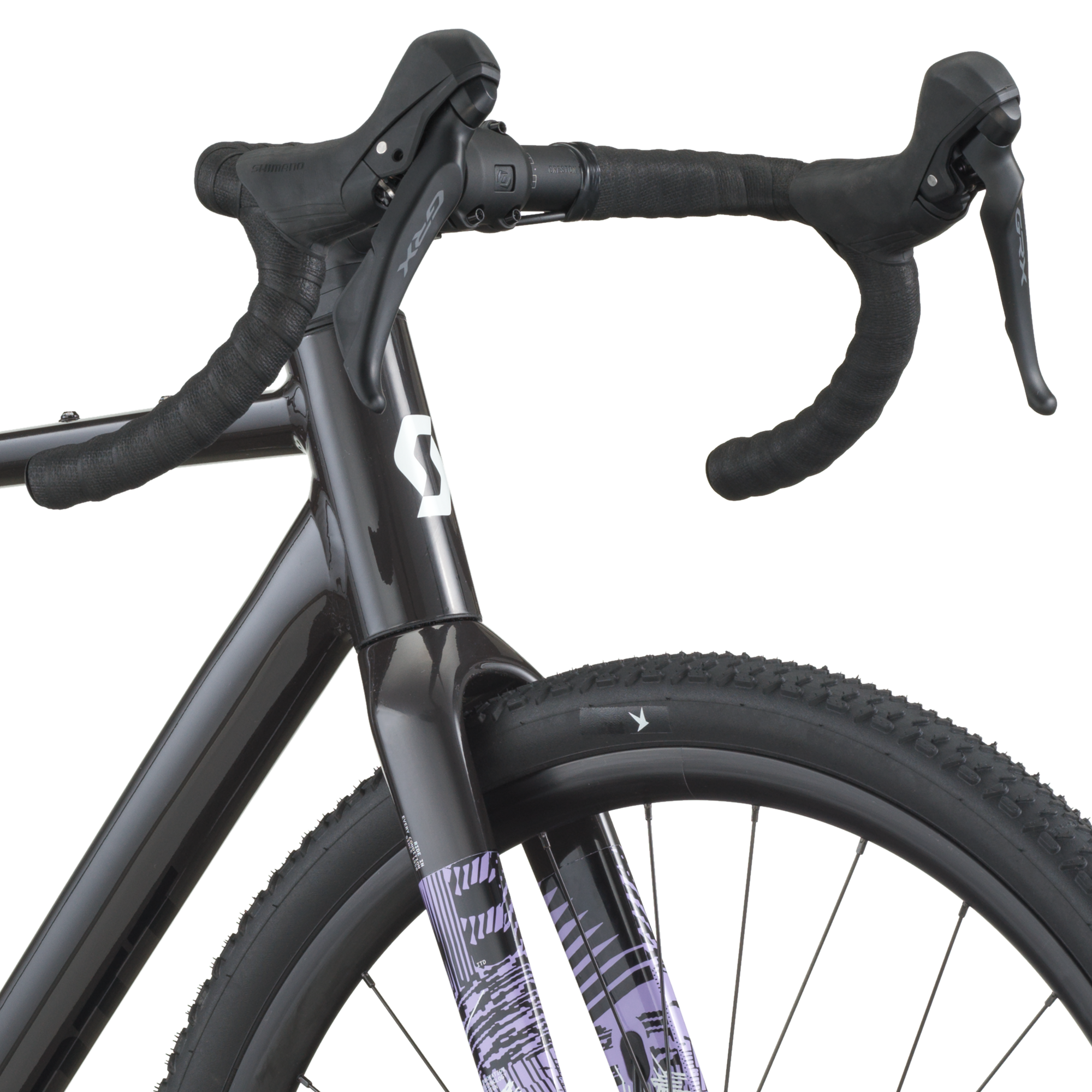Scott Speedster Gravel 10 carbon zwart/tulp paars