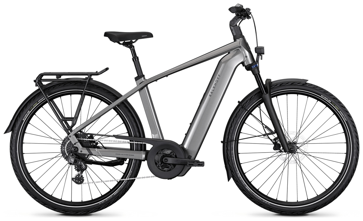 Kalkhoff ENDEAVOUR 5 AUTO Diamant 800 jetgrijs