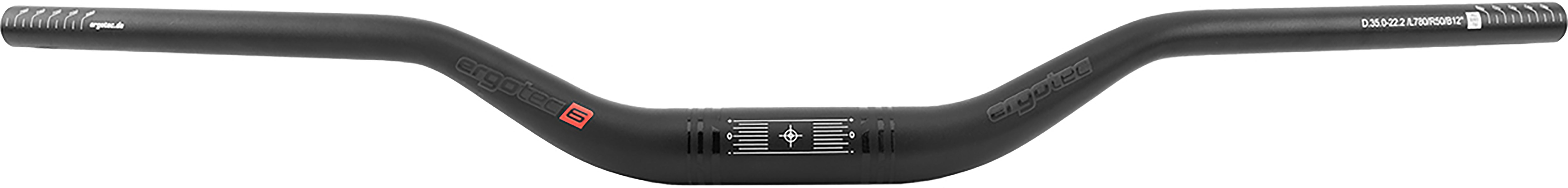 Humpert Ergotec Riser 50 Stuur Ø35mm 12° zwart