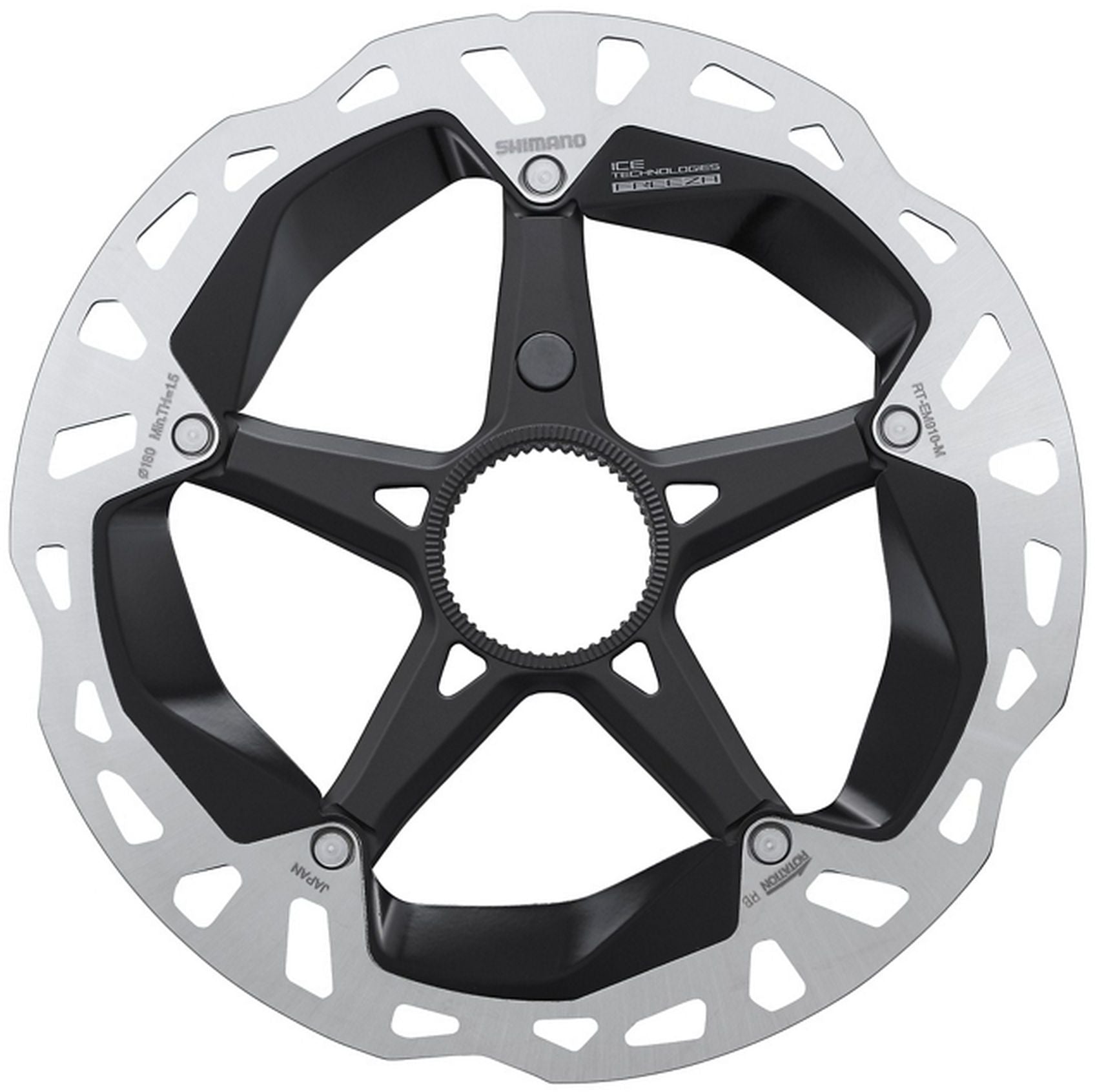 Shimano RT-EM910 Ice-Tech remschijf Center Lock voor STEPS
