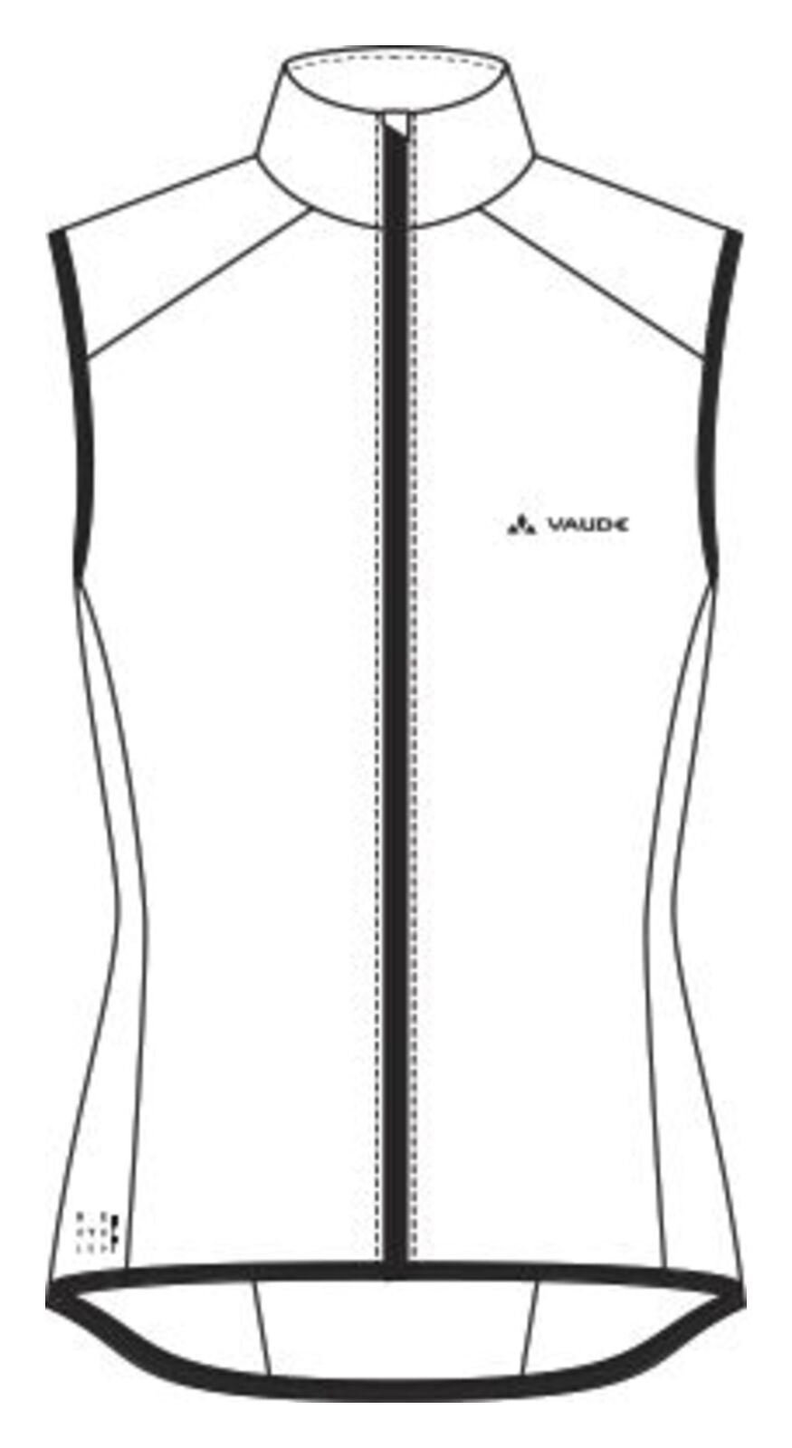 VAUDE Matera Air Dames Bodywarmer wit