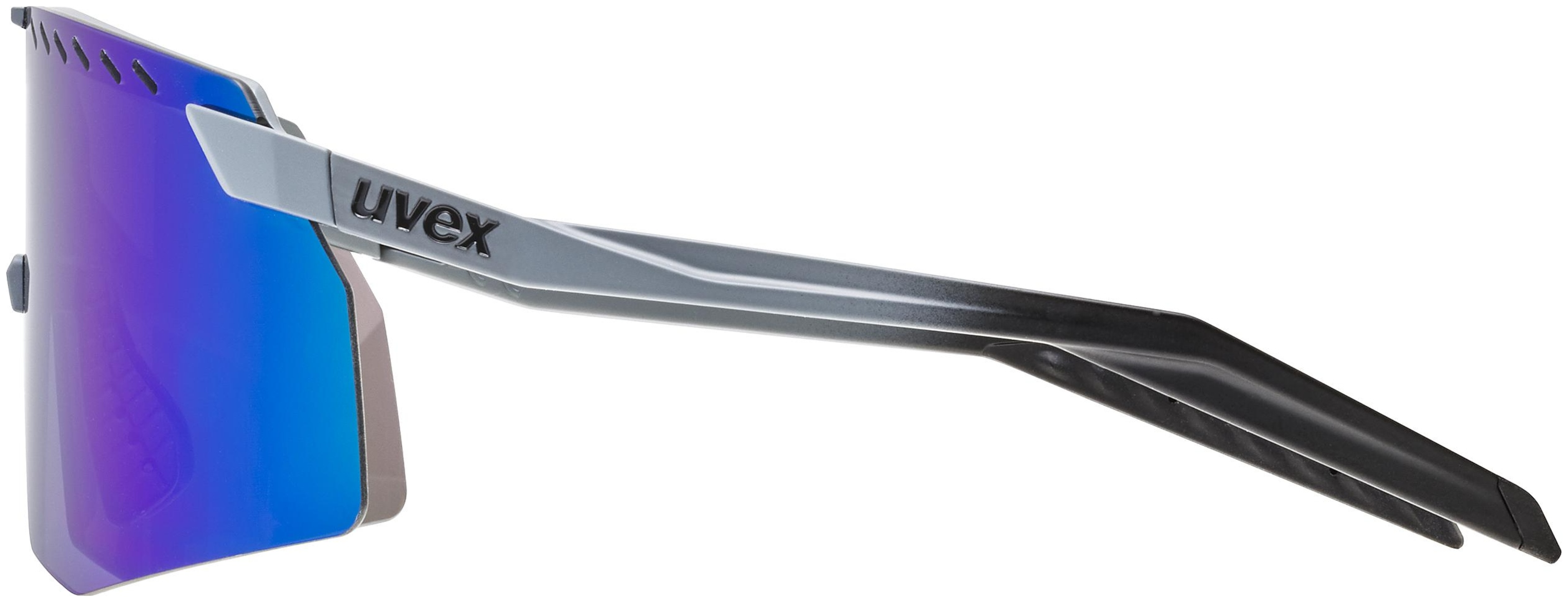 uvex Pace Stage fietsbril Grijs Mat / Spiegel Groen