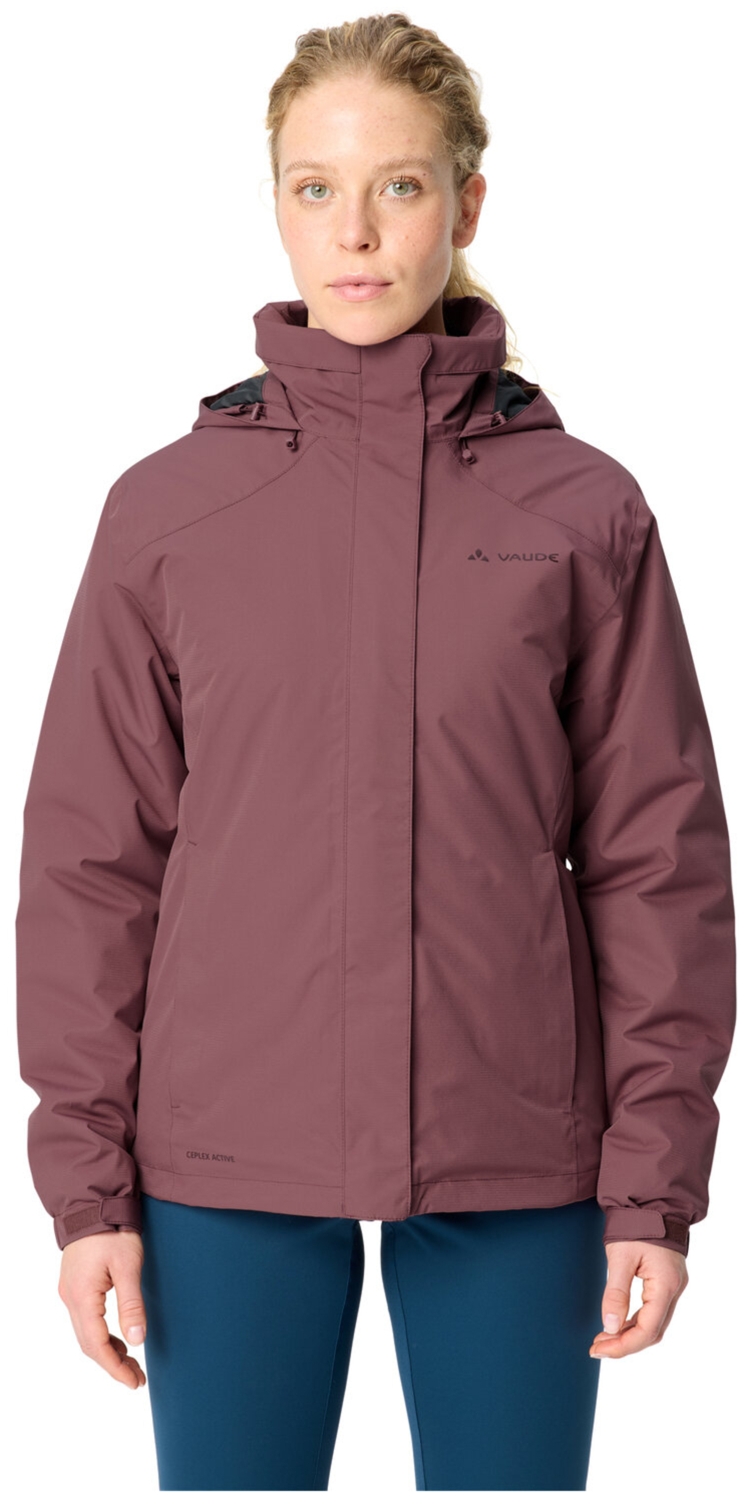 VAUDE Dames Escape Bike Warme Jas ruby dusk