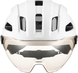 uvex Stride Vizier wit mat/ltm. zilver
