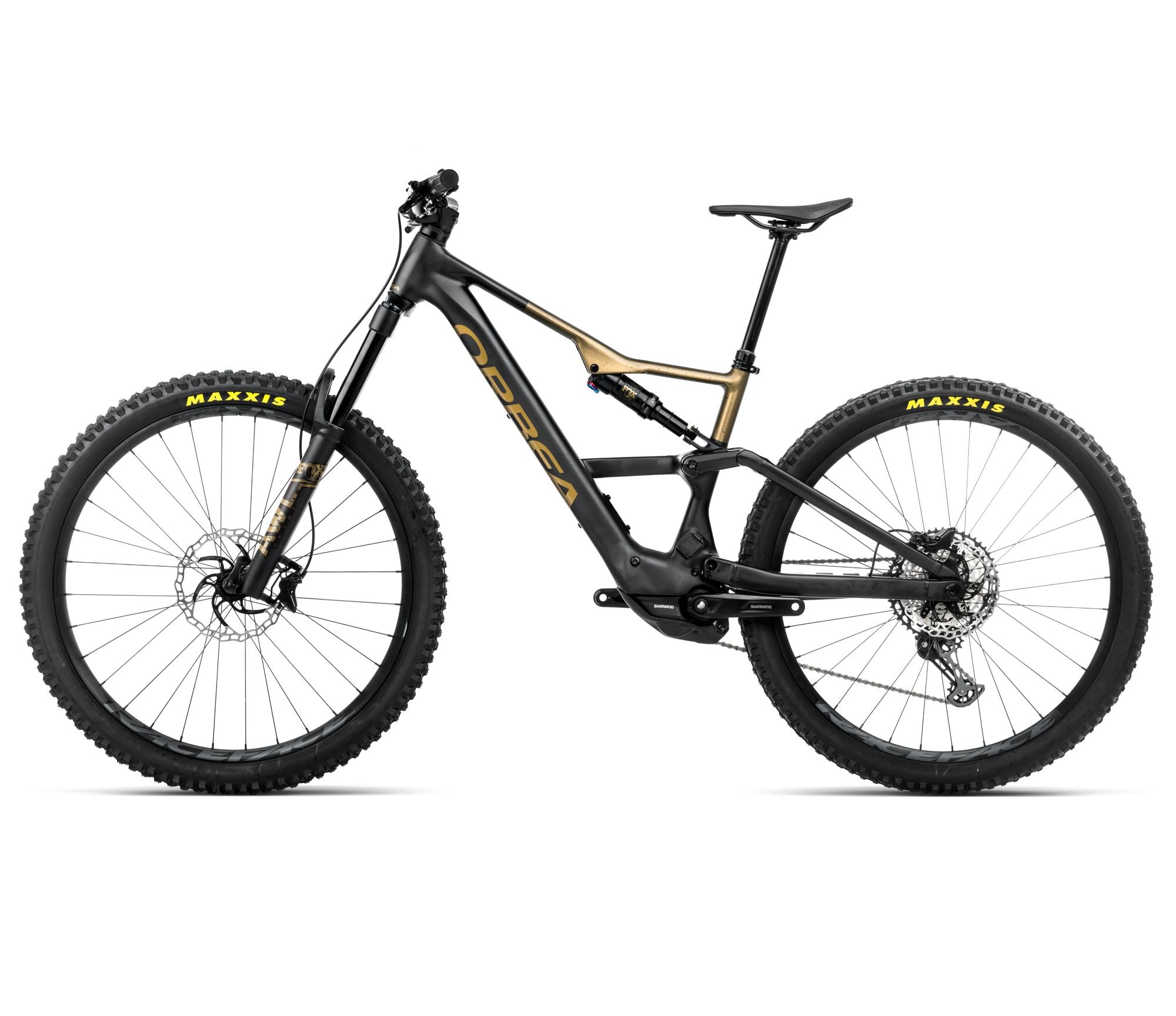 Orbea RISE LT H20 Diamond Black-Splash Olijfgroen Mat (2025)