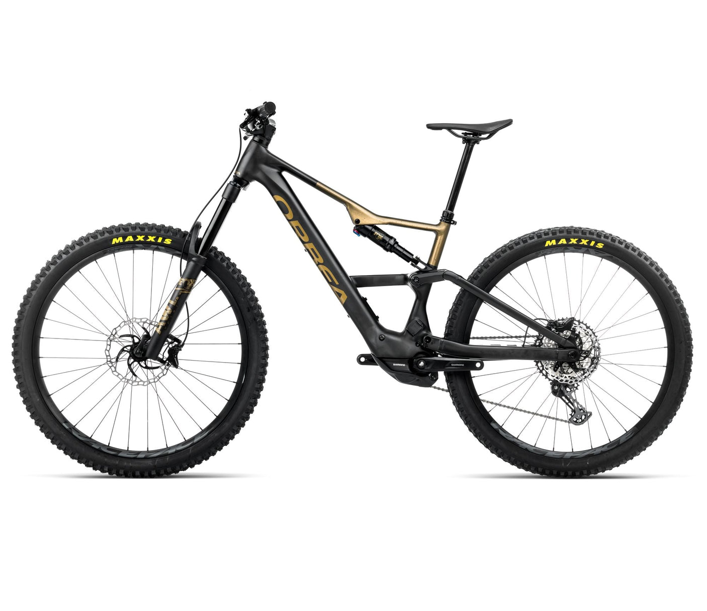 Orbea RISE LT H20 Diamond Black-Splash Olijfgroen Mat (2025)