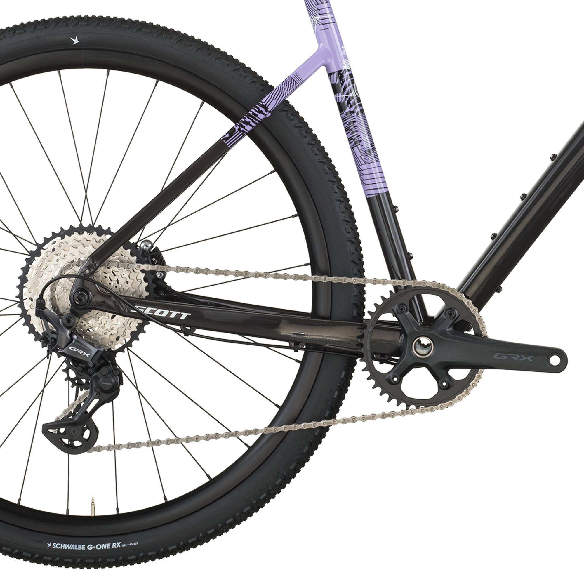 Scott Speedster Gravel 10 carbon zwart/tulp paars