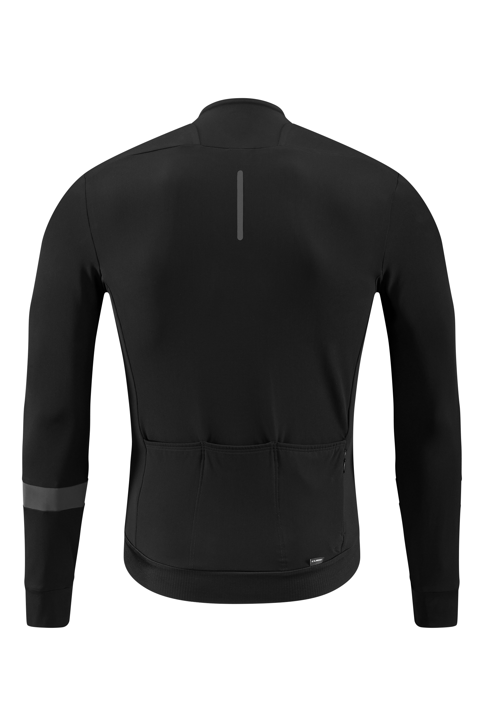 CUBE BLACKLINE shirt lange mouwen black heren