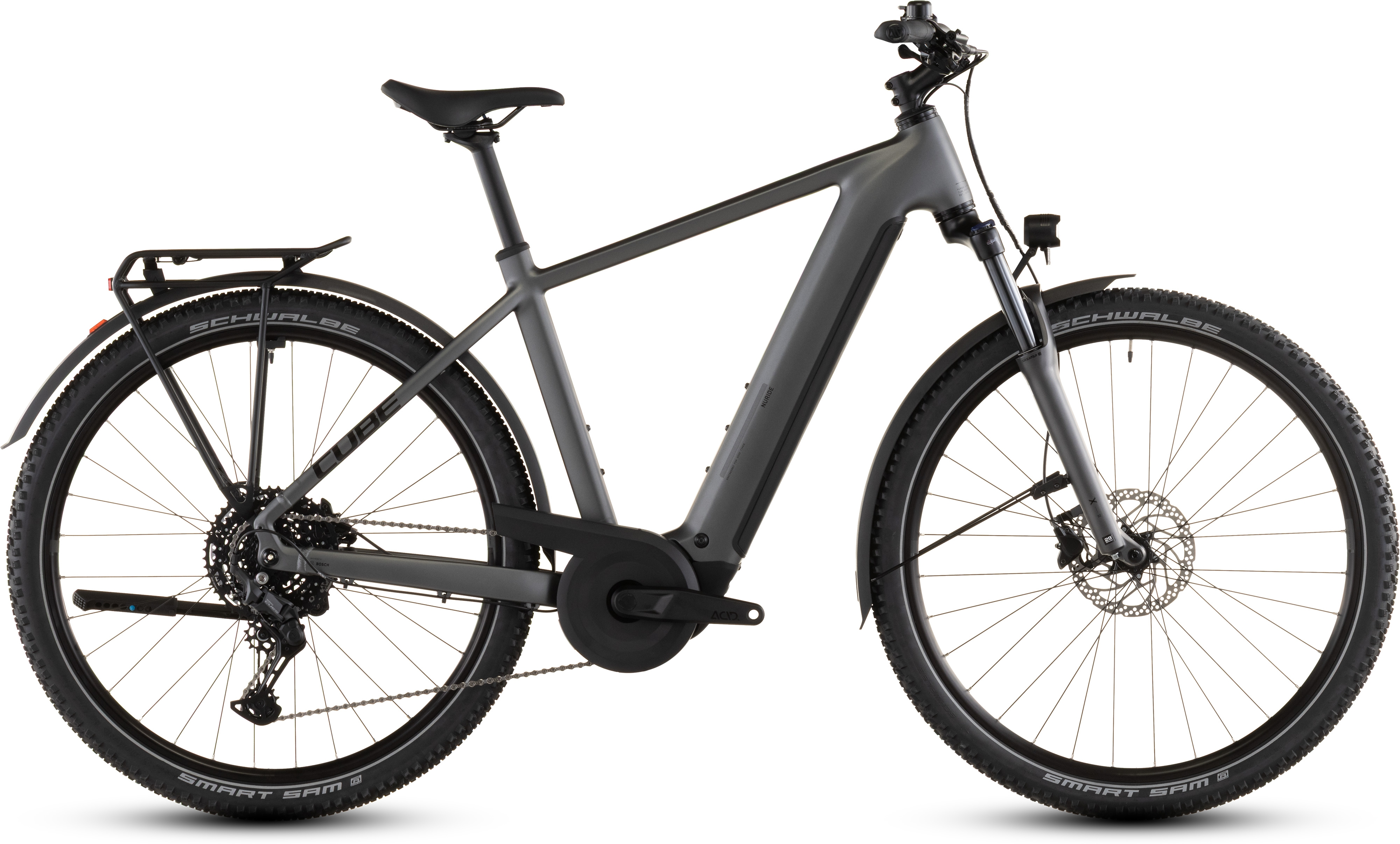 Cube Performance Post Cube Nuride Hybrid Performance 600 (2026) | Trekking E-bike | slabgrey ...