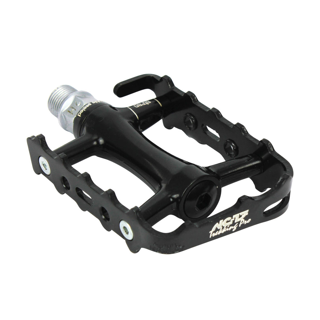 NC-17 platformpedaal Trekking Pro, aluminium, precisielagers zwart