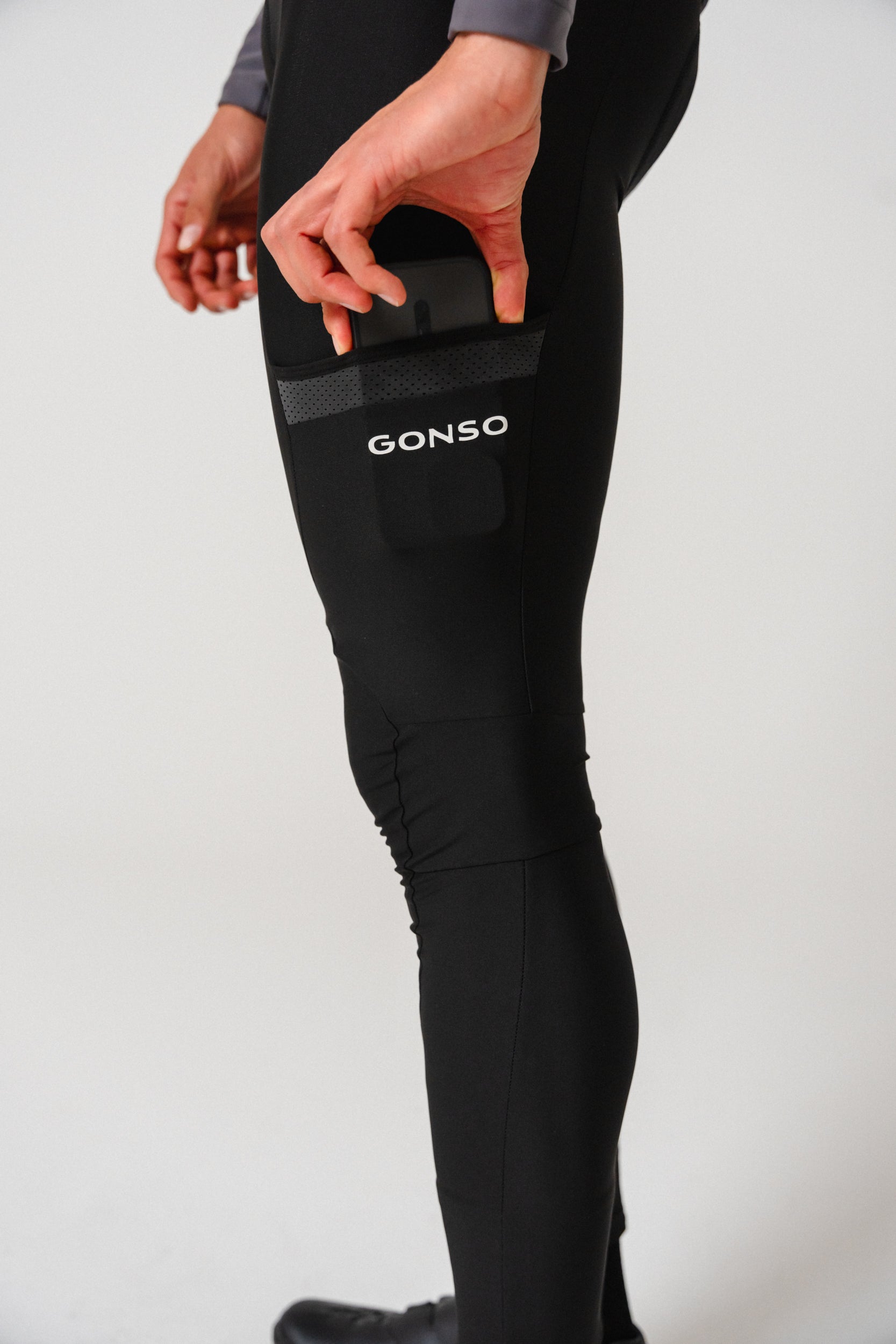 Gonso Essential Bib Tight Cargo SC M zwart