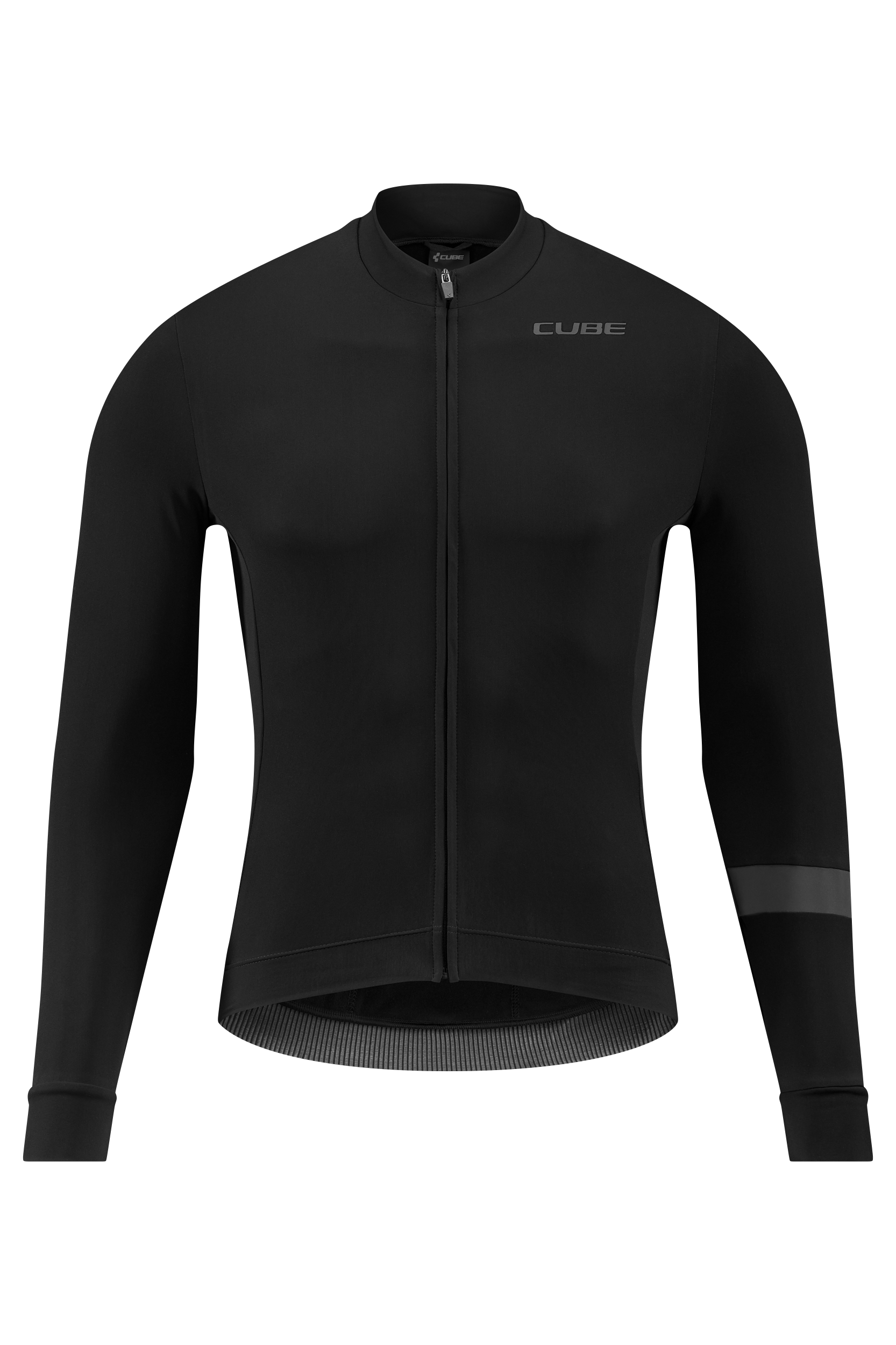 CUBE BLACKLINE shirt lange mouwen black heren