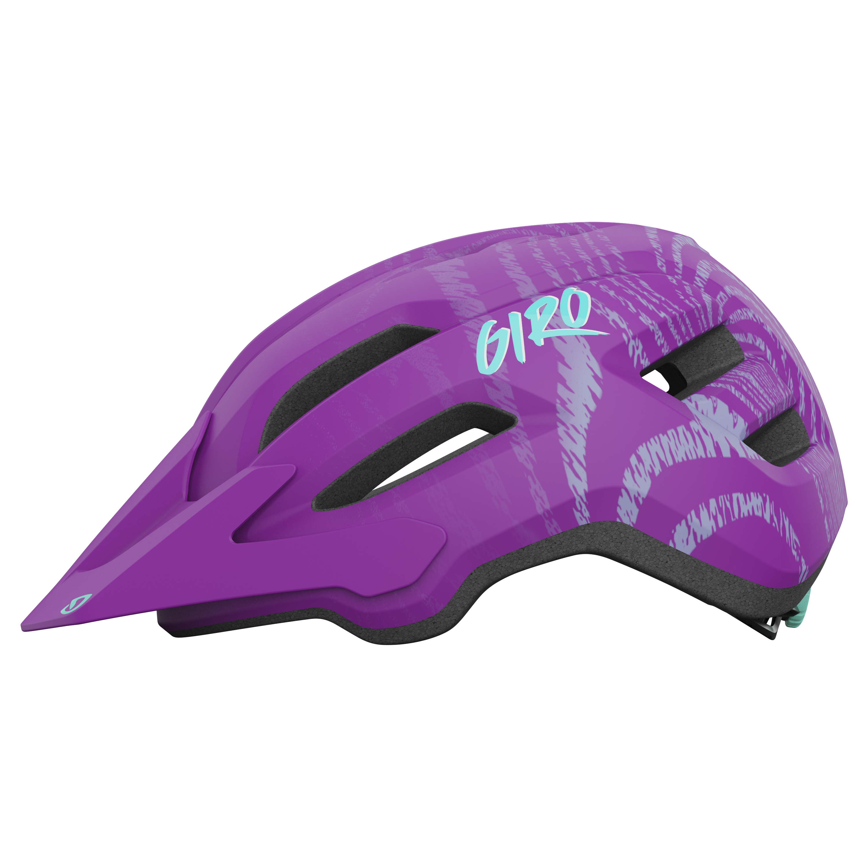 Giro Fixture II Y helm mat paars ripple
