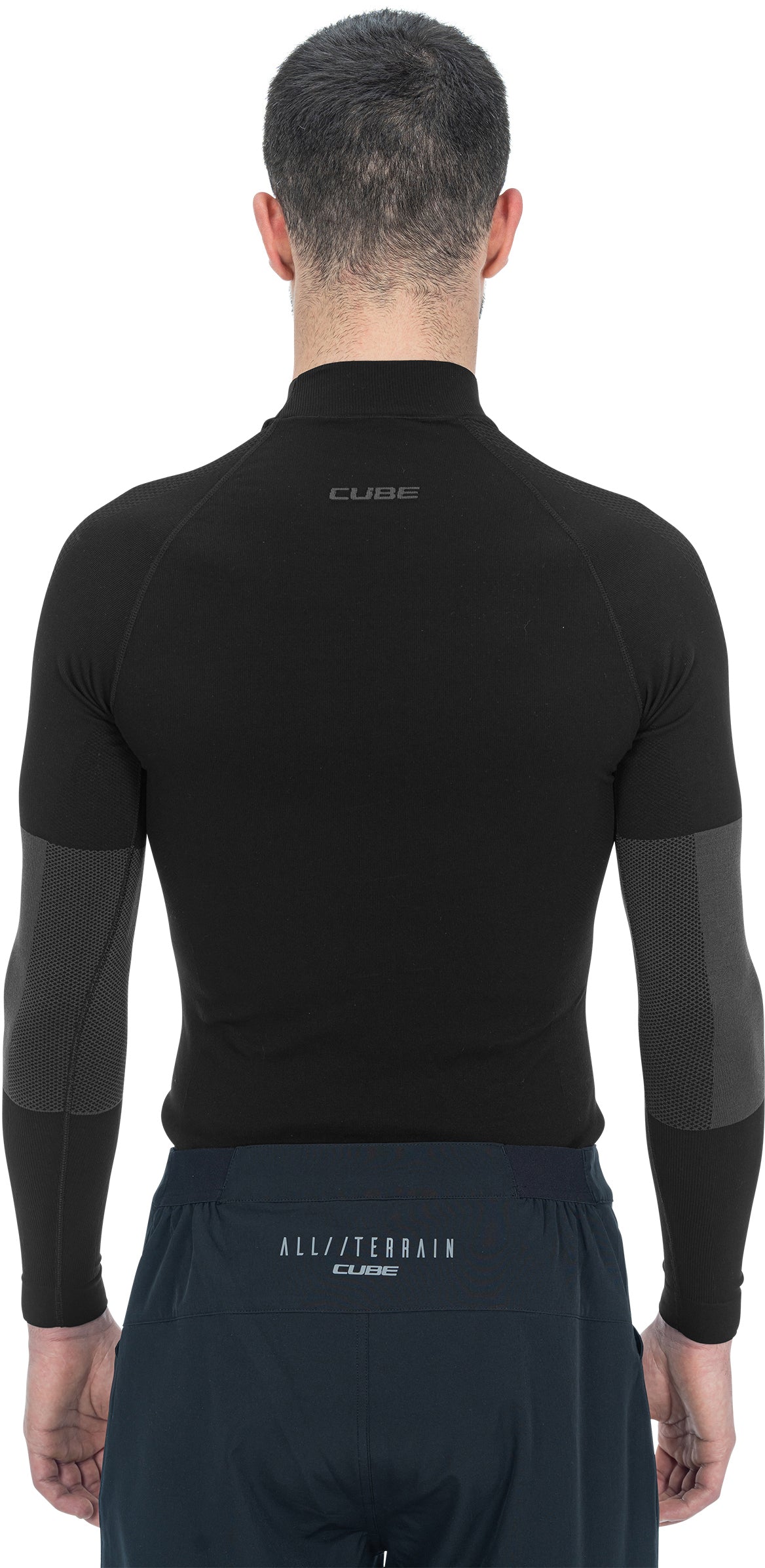 CUBE functioneel ondershirt Race Be Warm lange mouw zwart