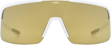uvex Dyrt fietsbril Wit Mat / Mirror Goud