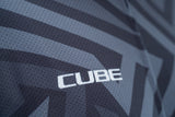 CUBE ATX Trui Full Zip CMPT korte mouw black´n´grey