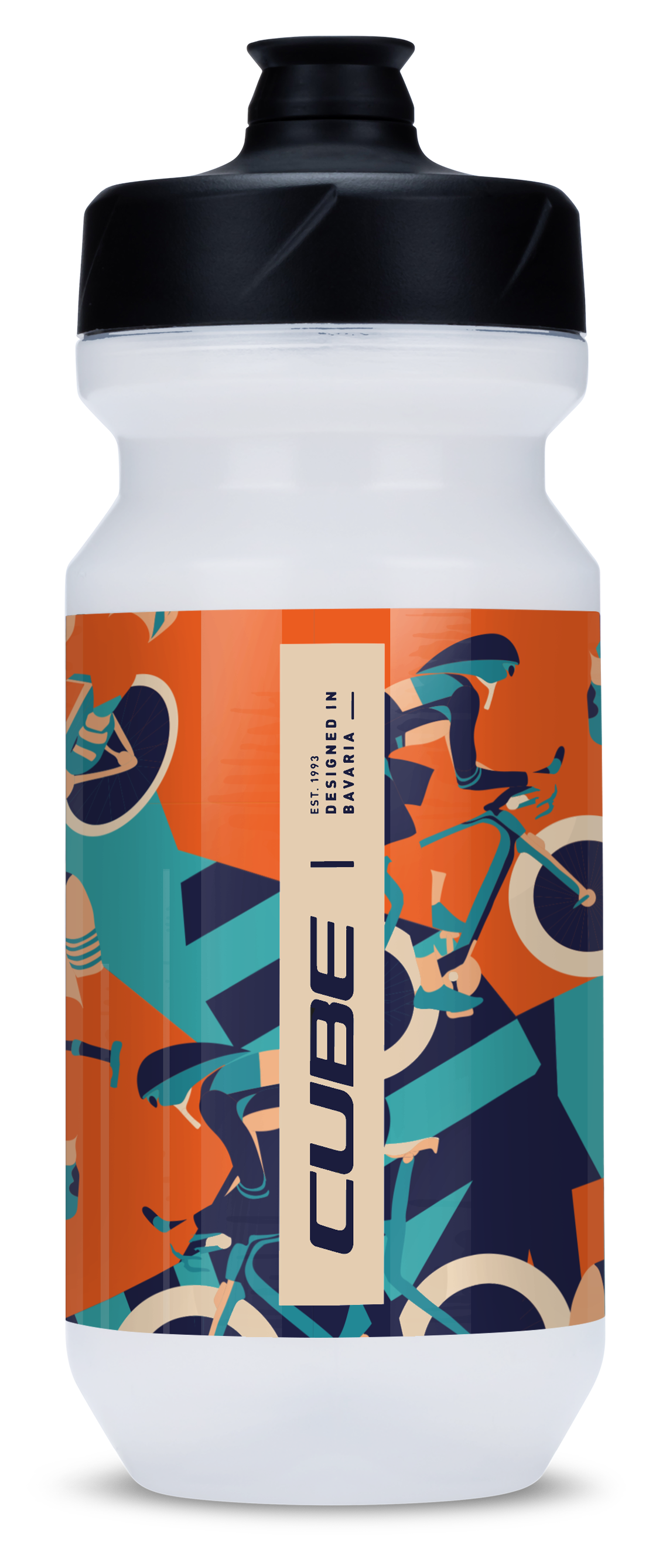 CUBE Drinkfles Flow 500 blue´n´orange