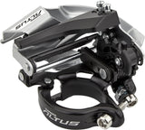 Shimano Altus FD-M370 Voorderailleur 3x9-speed Klem Dual-Pull zwart/zilver