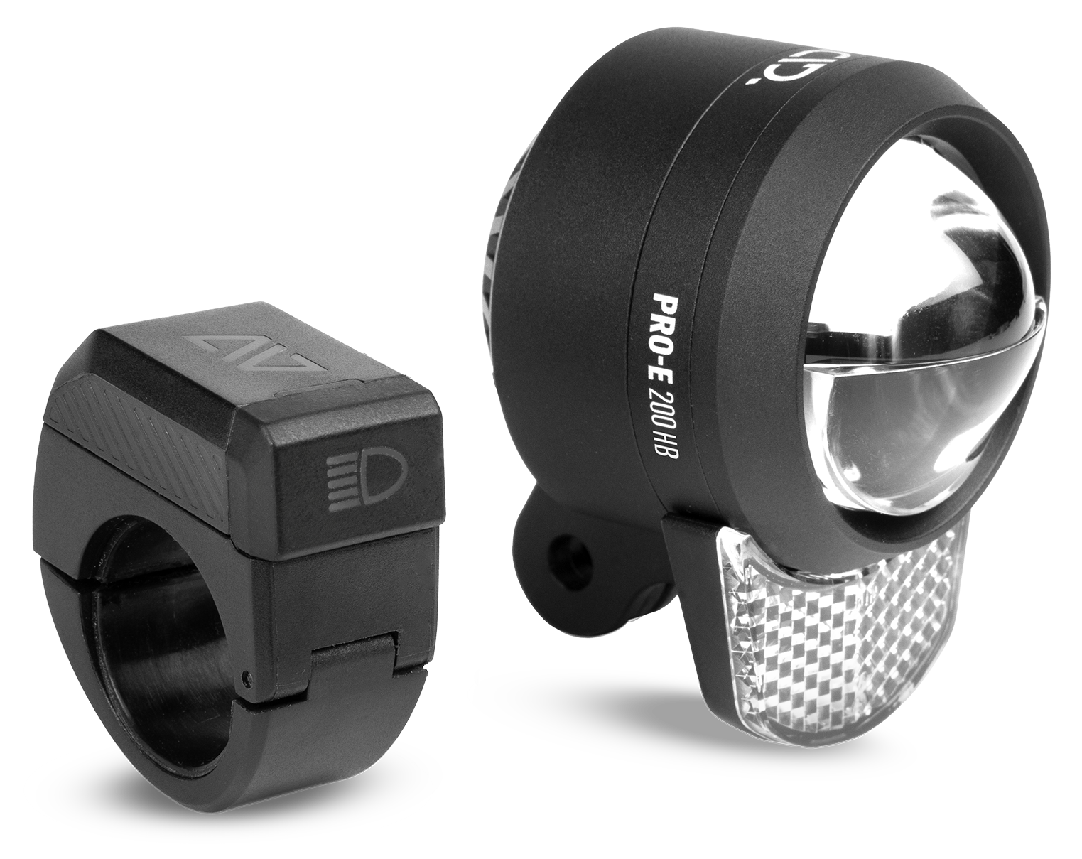 ACID E-Bike Voorlicht PRO-E 200 High Beam X-Connect black