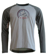 Zimtstern PureFlowz Shirt LS Heren Glacier Grey Melange/Gun Metal