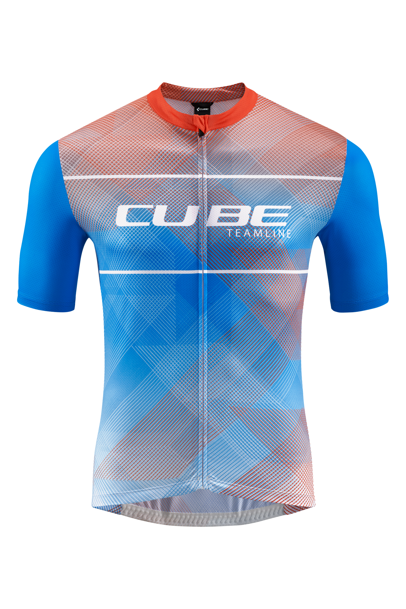 CUBE TEAMLINE Trikot CMPT korte mouw white´n´blue´n´red