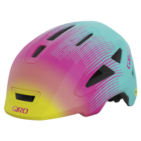 Giro Scamp II helm mat teal/roze towers – aktuelle Variante