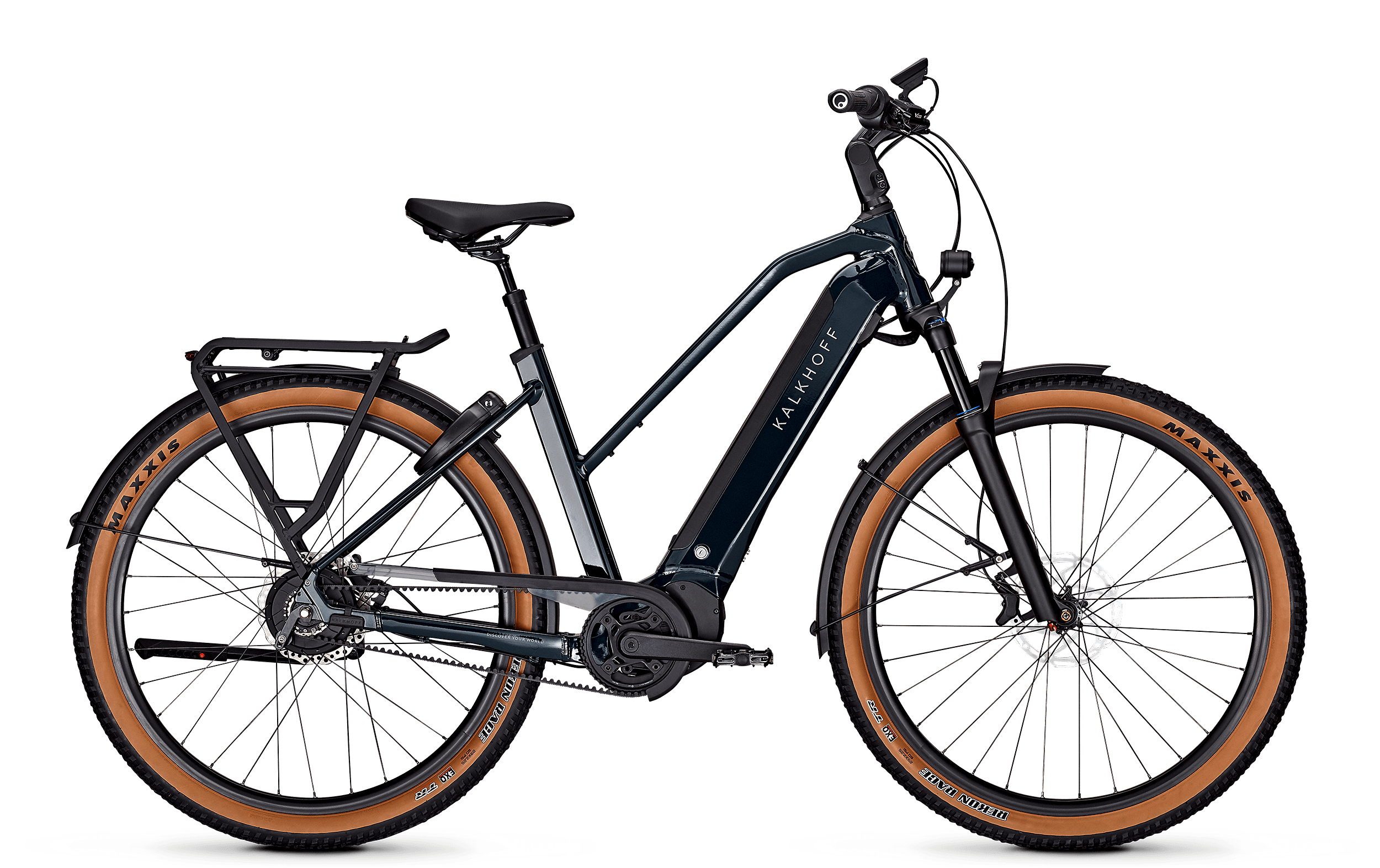 Kalkhoff Entice 5 Excite+ Trapez darksprings glanzend