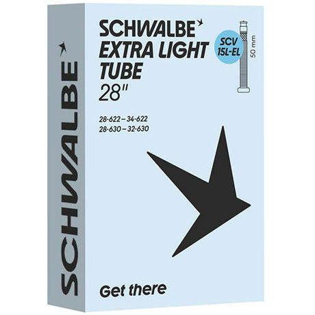 Schwalbe SCV 15L-EL EXTRA LIGHT binnenband 28/34-622/630