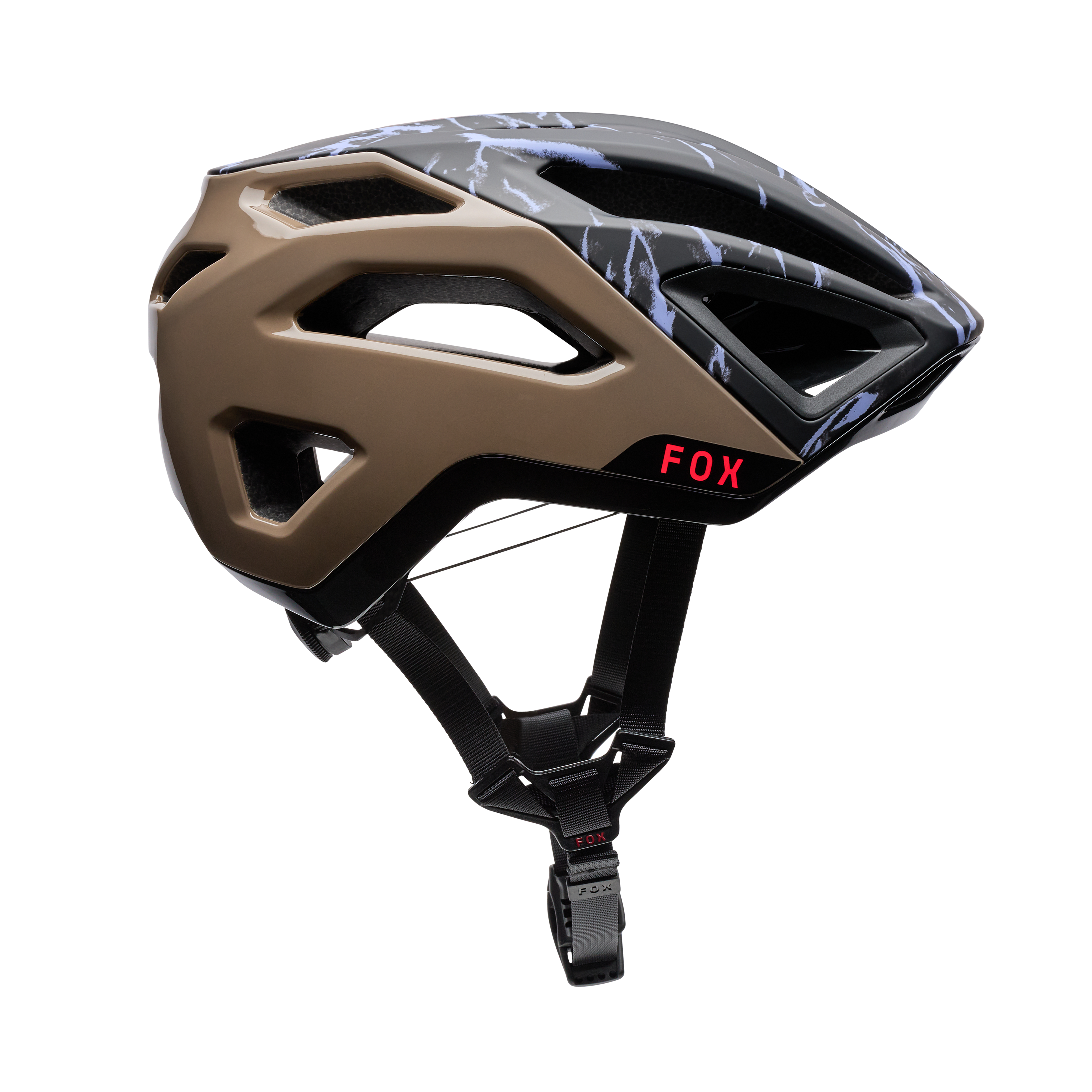 Fox Crossframe Pro Quest MTB-helm Notenbruin