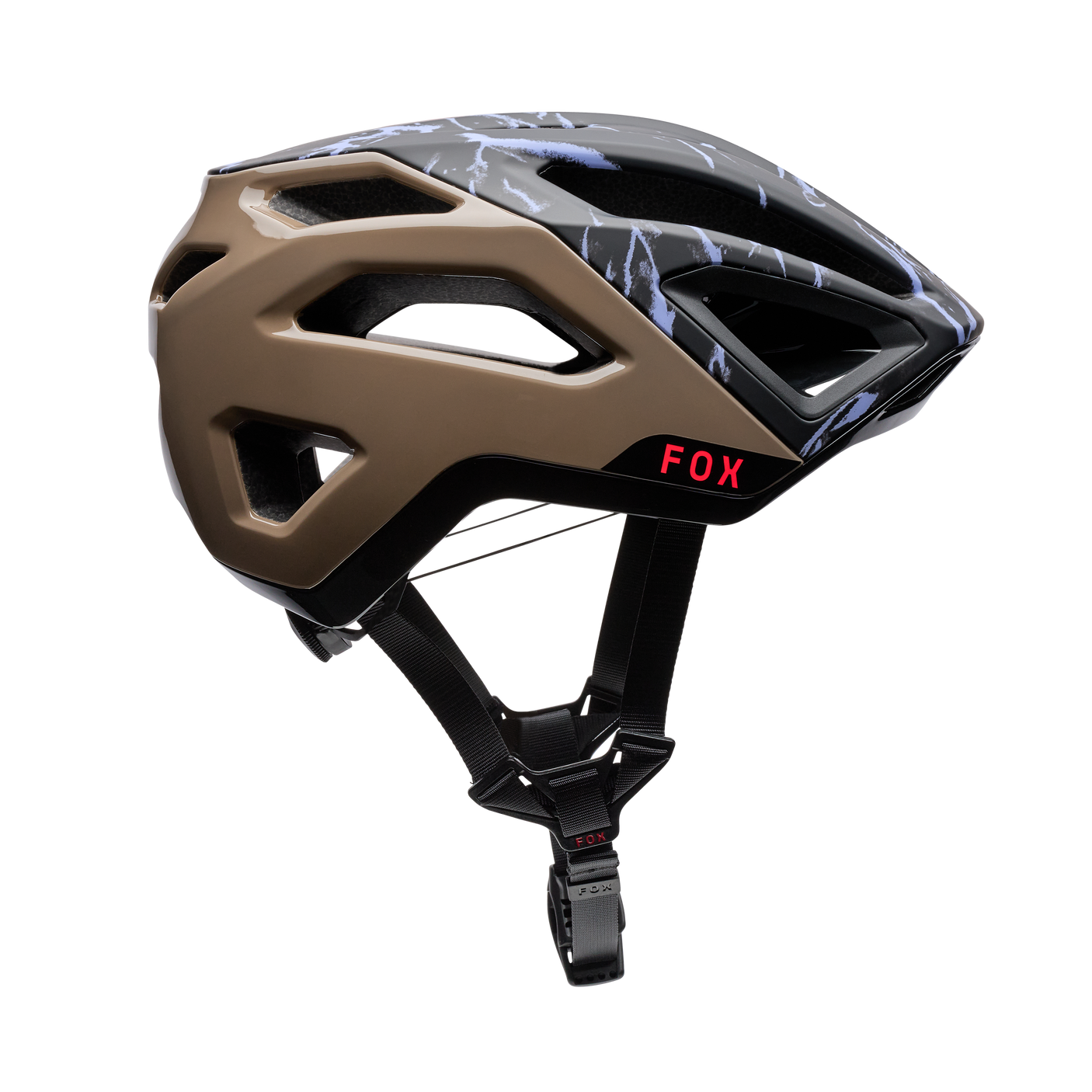 Fox Crossframe Pro Quest MTB-helm Notenbruin