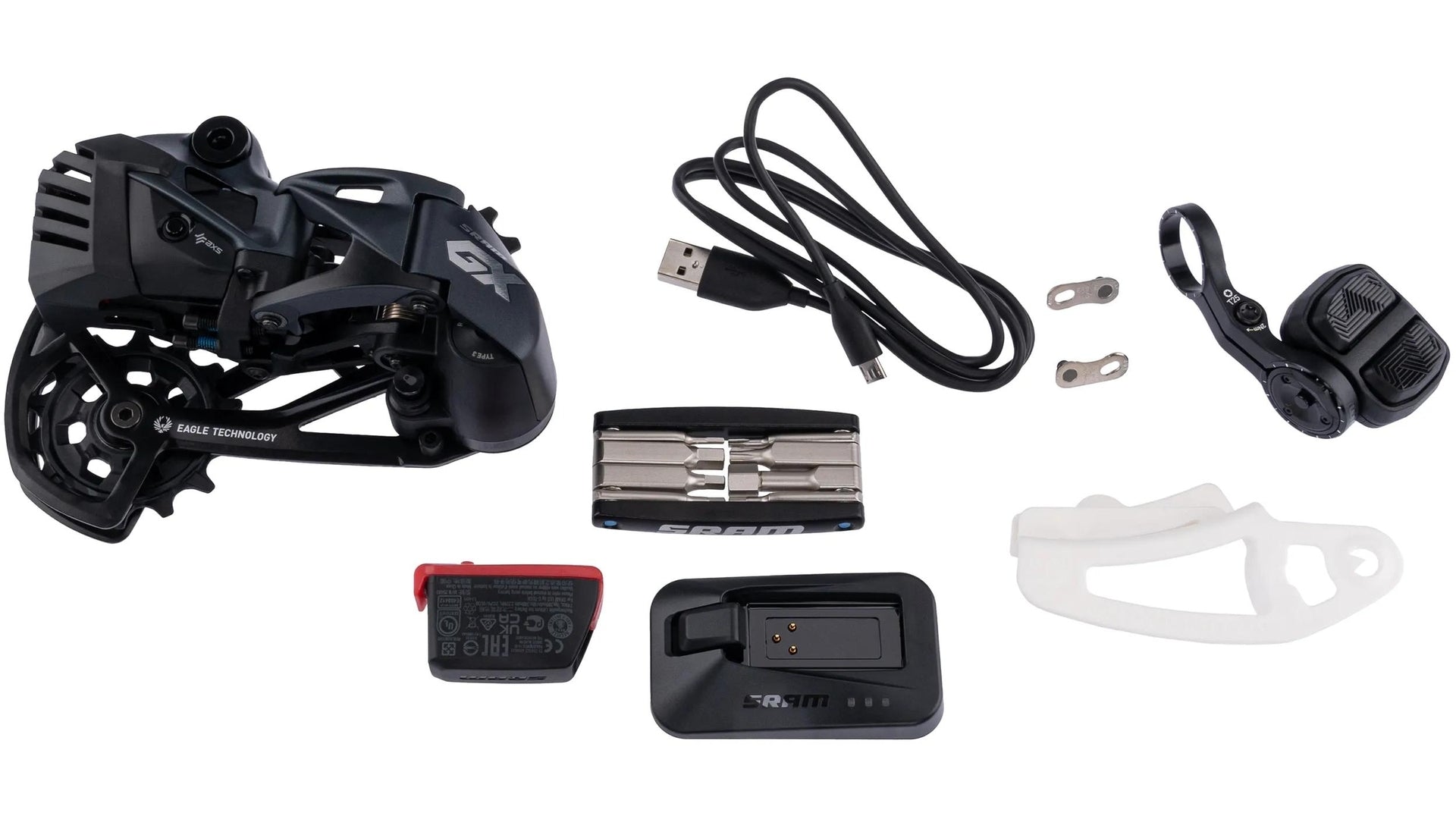 SRAM GX AXS Eagle Upgrade Kit 12-speed incl. batterij, POD zwart lunar