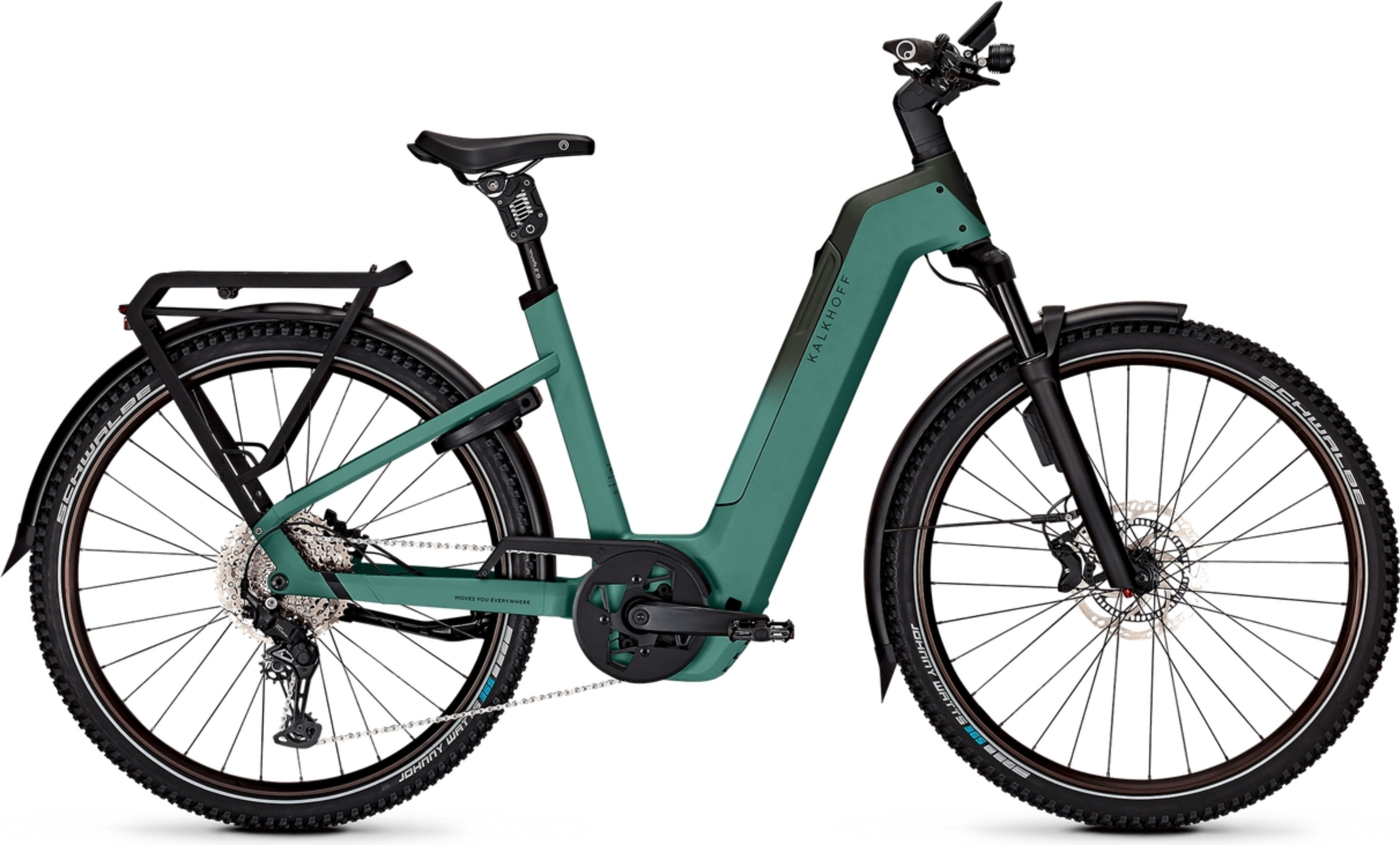 Kalkhoff ENTICE 5+ EXCITE ABS Wave 800 mineralgreen / huntsmengreen mat