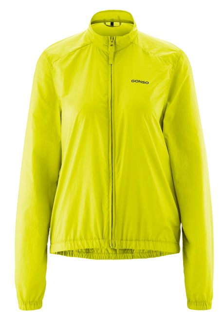 Gonso Adventure Jacket Wind Dames safety yellow