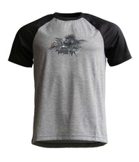 Zimtstern Riderz MTB Tee SS Heren Gun Metal Melange/Pirate Black – aktuelle Variante