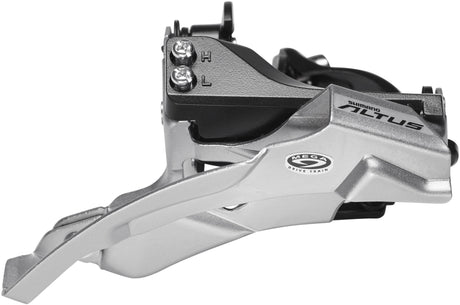 Shimano Altus FD-M370 Voorderailleur 3x9-speed Klem Dual-Pull zwart/zilver