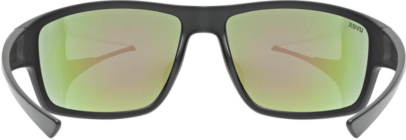 uvex Sportstyle 230 fietsbril Zwart Mat / Mirror Green