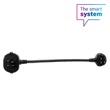 Bosch PowerMore-kabel, kabelgeleiding weg van accuhouder zwart