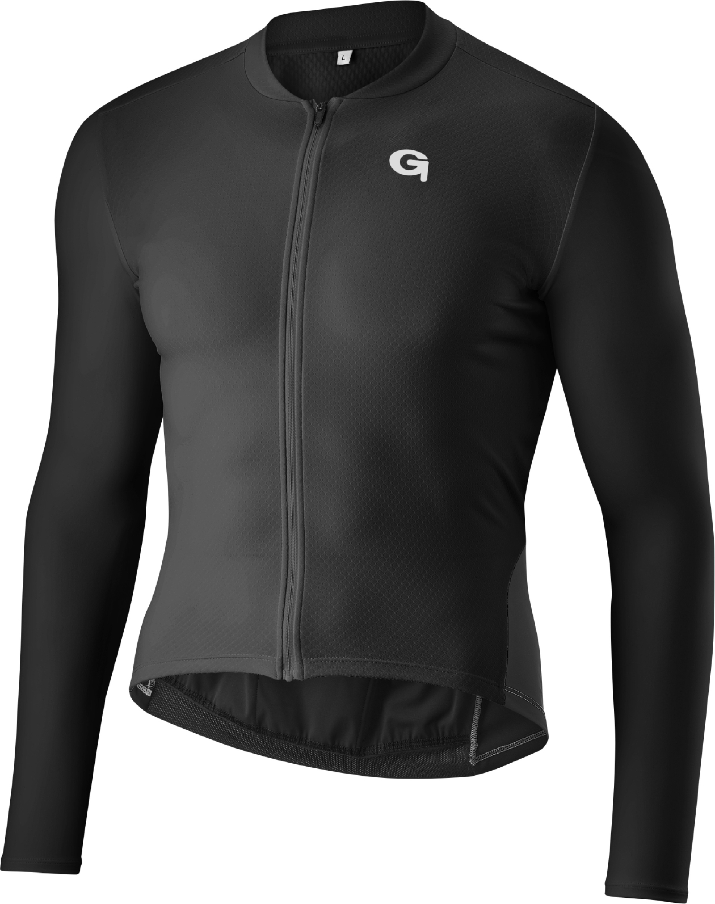 Gonso SITIVO TRIKOT LONGSLEEVE - Heren-fietsshirt-1/1-FZ black